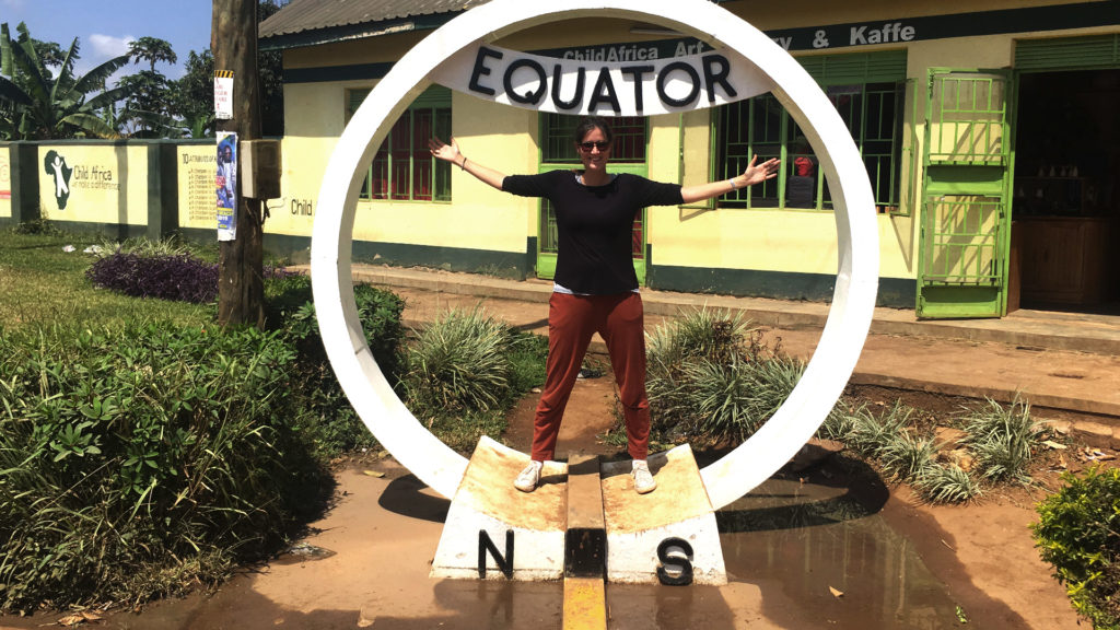 Äquator Uganda (Foto: Sabina Schneider)